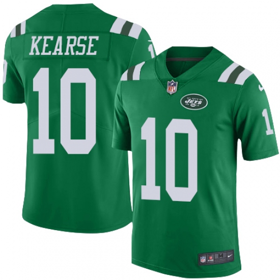 Youth Nike New York Jets 10 Jermaine Kearse Limited Green Rush Vapor Untouchable NFL Jersey