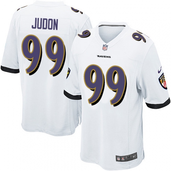 Men's Nike Baltimore Ravens 99 Matt Judon Game White NFL Jersey