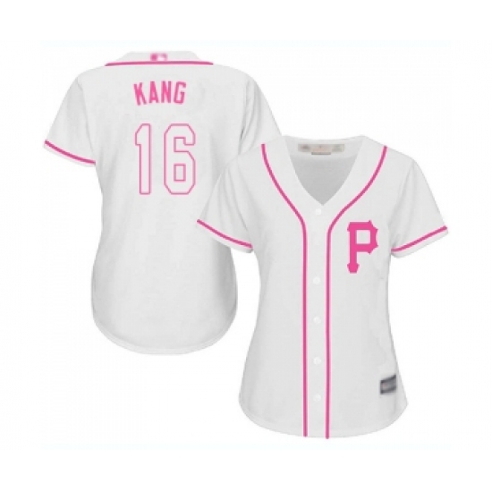 Women's Pittsburgh Pirates 16 Jung-ho Kang Replica White Fashion Cool Base Baseball Jersey