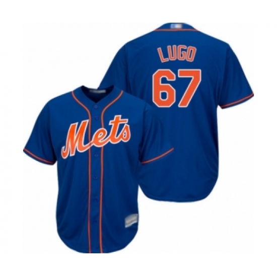 Youth New York Mets 67 Seth Lugo Authentic Royal Blue Alternate Home Cool Base Baseball Player Jersey