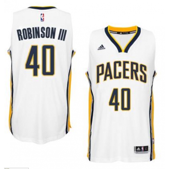 Men's Indiana Pacers 40 Glenn Robinson III adidas White Player Swingman Home Jersey