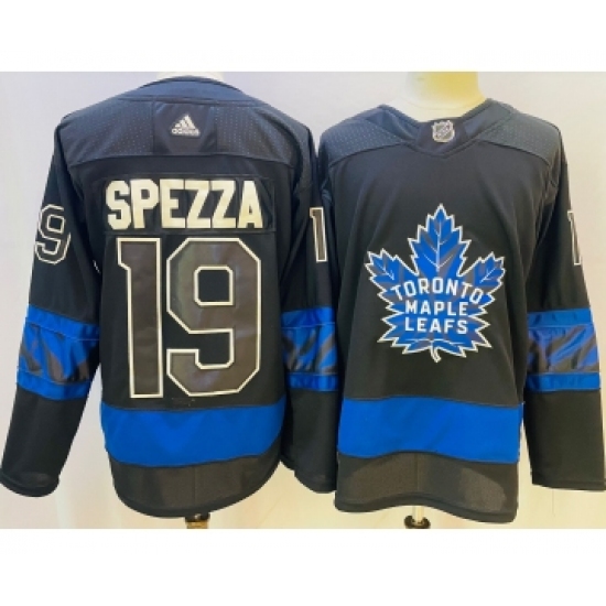 Men's Toronto Maple Leafs 19 Jason Spezza Black X Drew House Inside Out Stitched Jersey