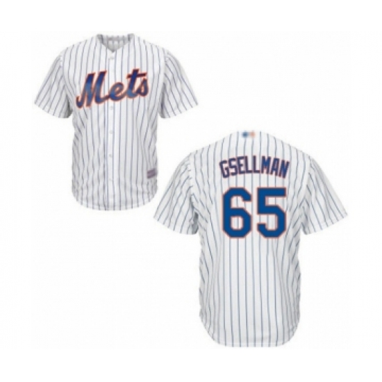 Youth New York Mets 65 Robert Gsellman Authentic White Home Cool Base Baseball Player Jersey