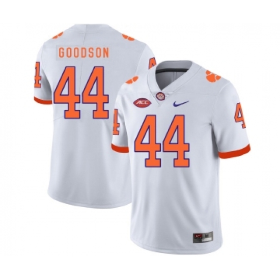 Clemson Tigers 44 B.J. Goodson White Nike College Football Jersey