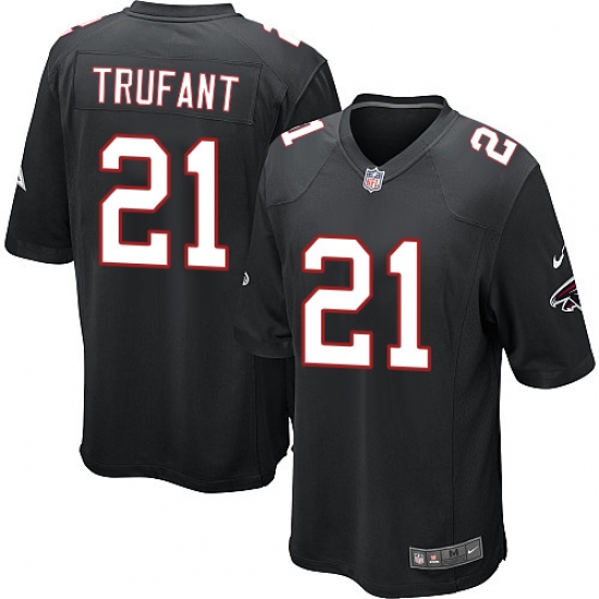 Men's Nike Atlanta Falcons 21 Desmond Trufant Game Black Alternate NFL Jersey