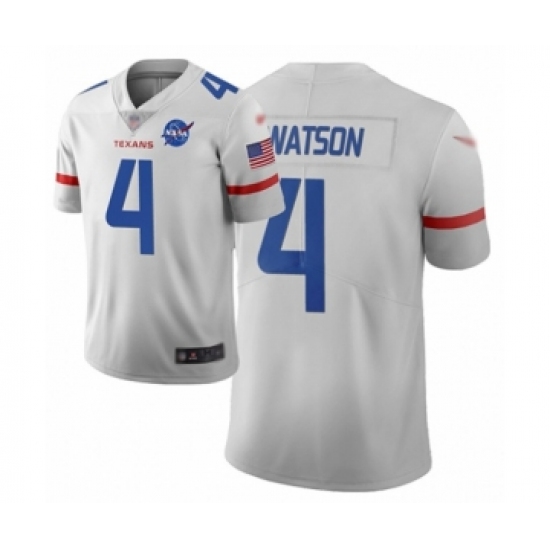 Women's Houston Texans 4 Deshaun Watson Limited White City Edition Football Jersey