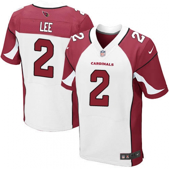 Men's Nike Arizona Cardinals 2 Andy Lee Elite White NFL Jersey