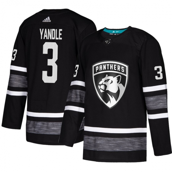 Men's Adidas Florida Panthers 3 Keith Yandle Black 2019 All-Star Game Parley Authentic Stitched NHL Jersey