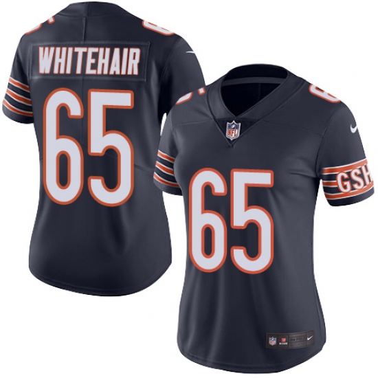 Women's Nike Chicago Bears 65 Cody Whitehair Navy Blue Team Color Vapor Untouchable Limited Player NFL Jersey