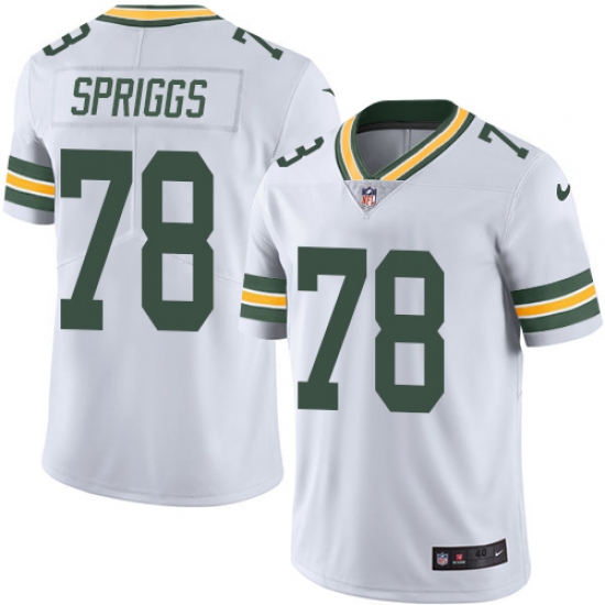 Youth Nike Green Bay Packers 78 Jason Spriggs Elite White NFL Jersey
