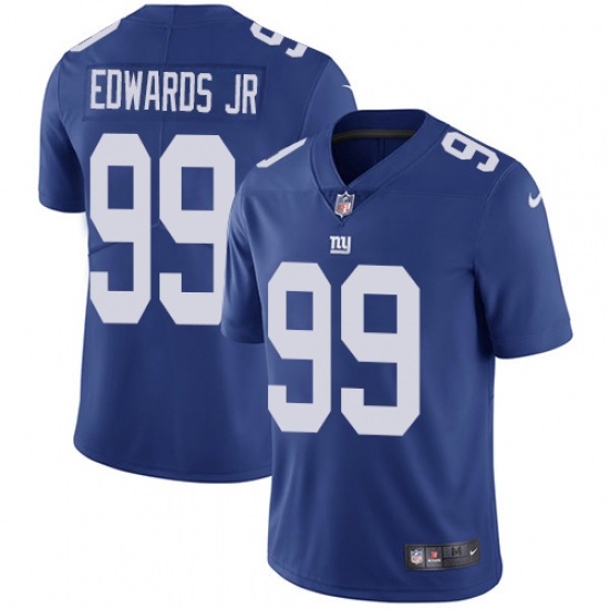 Youth Nike New York Giants 99 Mario Edwards Jr Royal Blue Team Color Vapor Untouchable Limited Player NFL Jersey