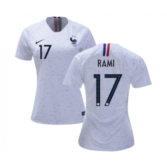 Women's France 17 Rami Away Soccer Country Jersey