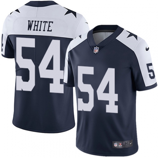 Youth Nike Dallas Cowboys 54 Randy White Navy Blue Throwback Alternate Vapor Untouchable Limited Player NFL Jersey