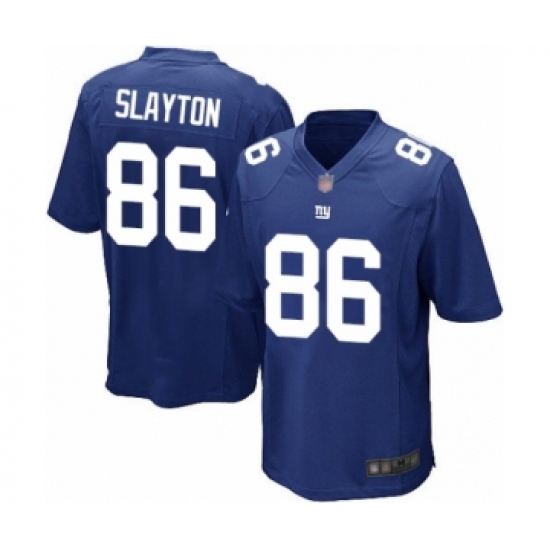 Men's New York Giants 86 Darius Slayton Game Royal Blue Team Color Football Jersey