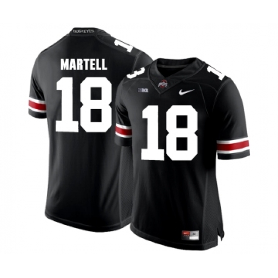 Ohio State Buckeyes 18 Tate Martell Black College Football Jersey