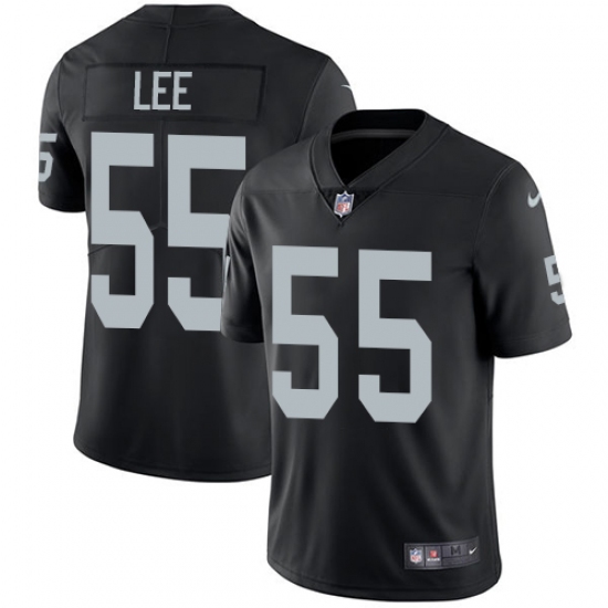 Youth Nike Oakland Raiders 55 Marquel Lee Black Team Color Vapor Untouchable Limited Player NFL Jersey