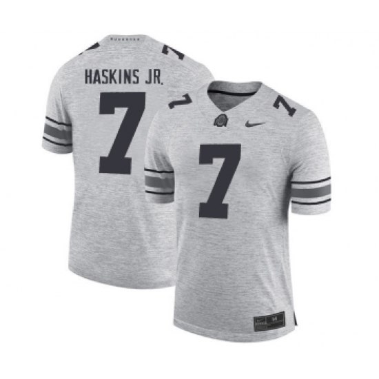 Ohio State Buckeyes 7 Dwayne Haskins Gray College Football Jersey