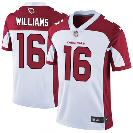 Youth Nike Arizona Cardinals 16 Chad Williams White Vapor Untouchable Limited Player NFL Jersey