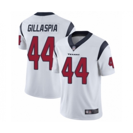 Men's Houston Texans 44 Cullen Gillaspia White Vapor Untouchable Limited Player Football Jersey