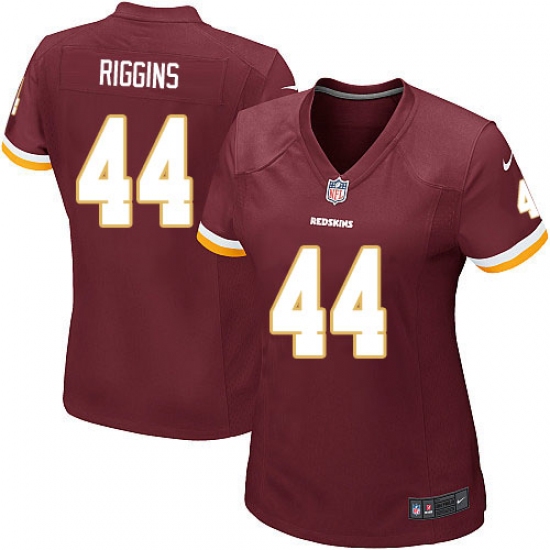 Women's Nike Washington Redskins 44 John Riggins Game Burgundy Red Team Color NFL Jersey