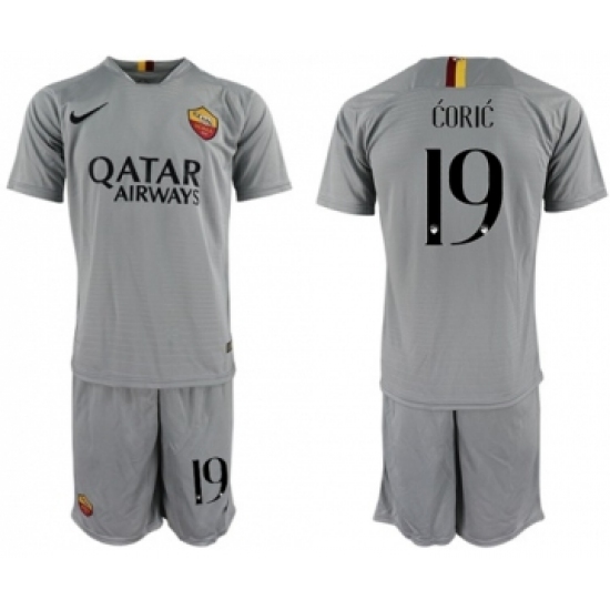 Roma 19 Coric Away Soccer Club Jersey