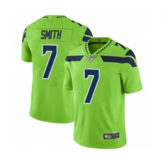 Men's Seattle Seahawks 7 Geno Smith Green Vapor Untouchable Limited Stitched Jersey