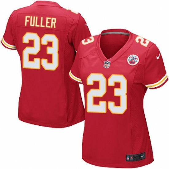 Women's Nike Kansas City Chiefs 23 Kendall Fuller Game Red Team Color NFL Jersey