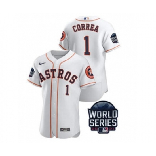 Men's Houston Astros 2 Alex Bregman 2021 Grey World Series Flex Base Stitched Baseball Jersey