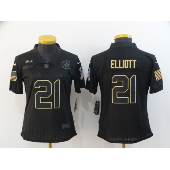 Women's Washington Redskins 21 Sean Taylor Black Nike 2020 Salute To Service Limited Jersey