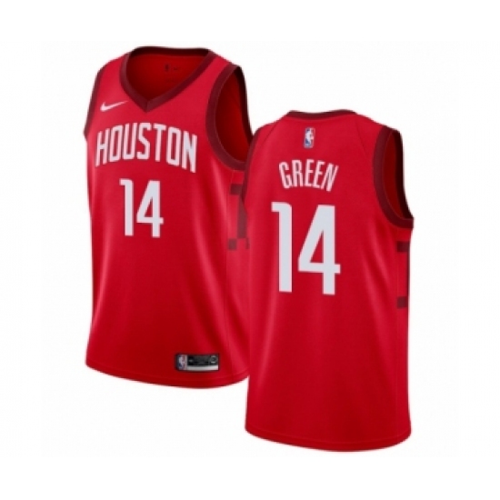 Youth Nike Houston Rockets 14 Gerald Green Red Swingman Jersey - Earned Edition