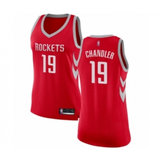 Women's Houston Rockets 19 Tyson Chandler Swingman Red Basketball Jersey - Icon Edition