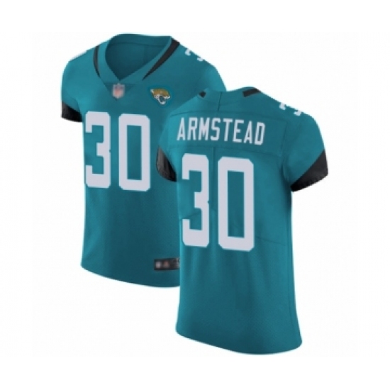 Men's Jacksonville Jaguars 30 Ryquell Armstead Teal Green Alternate Vapor Untouchable Elite Player Football Jersey