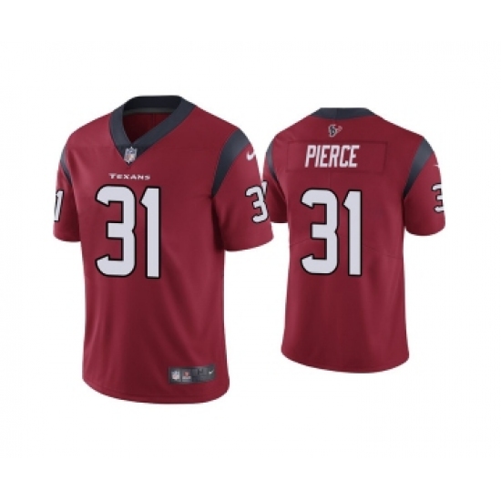 Men's Houston Texans 31 Dameon Pierce Red Vapor Untouchable Limited Stitched Jersey