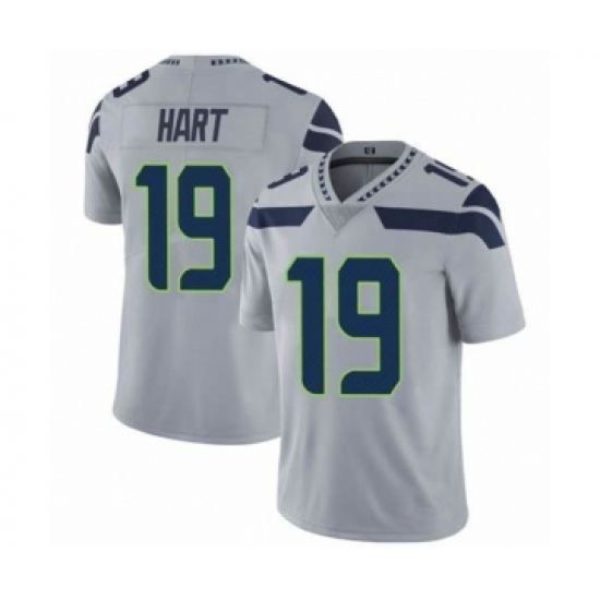 Men's Seattle Seahawks 19 Penny Hart Gray Vapor Untouchable Limited Stitched Jersey