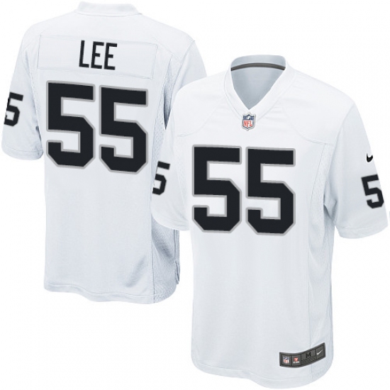 Men's Nike Oakland Raiders 55 Marquel Lee Game White NFL Jersey
