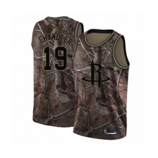 Youth Houston Rockets 19 Tyson Chandler Swingman Camo Realtree Collection Basketball Jersey