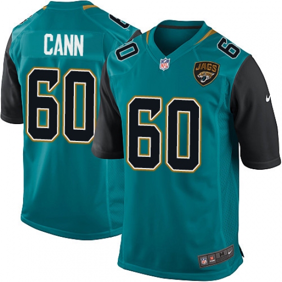 Men's Nike Jacksonville Jaguars 60 A. J. Cann Game Teal Green Team Color NFL Jersey