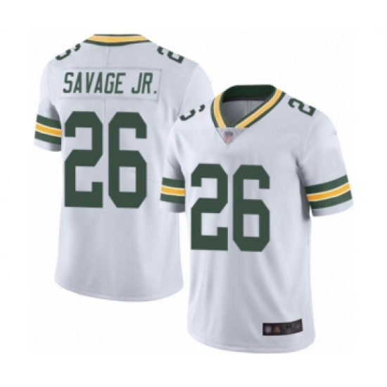 Men's Green Bay Packers 26 Darnell Savage Jr. White Vapor Untouchable Limited Player Football Jersey