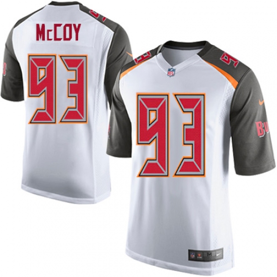 Men's Nike Tampa Bay Buccaneers 93 Gerald McCoy Game White NFL Jersey