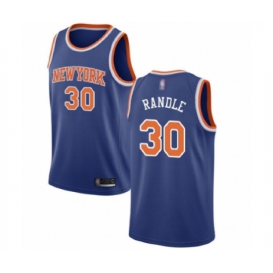 Youth New York Knicks 30 Julius Randle Swingman Royal Blue Basketball Jersey - Icon Edition