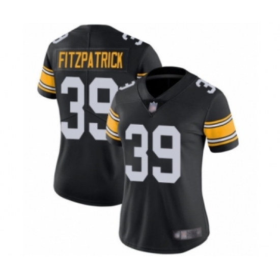 Women's Pittsburgh Steelers 39 Minkah Fitzpatrick Black Alternate Vapor Untouchable Limited Player Football Jersey