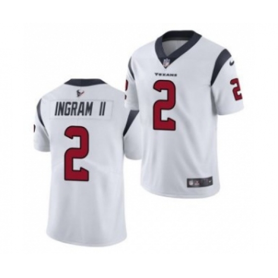 Men's Houston Texans 2 Mark Ingram II White Vapor Untouchable Limited Stitched Jersey