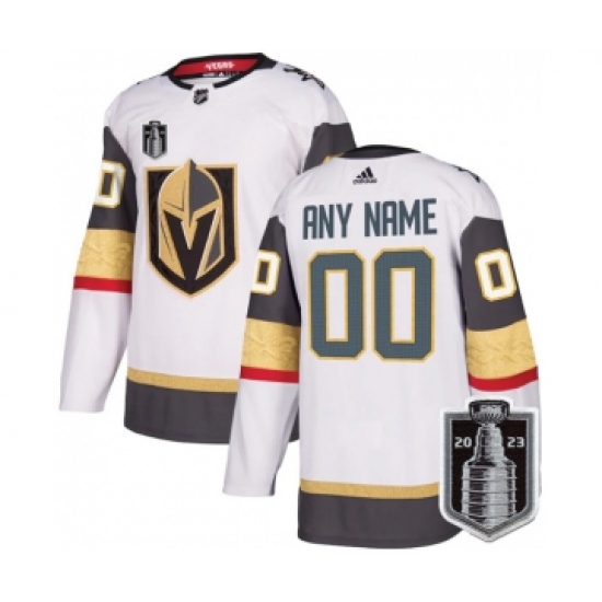 Men's Vegas Golden Knights Active Player Custom White 2023 Stanley Cup Final Stitched Jersey