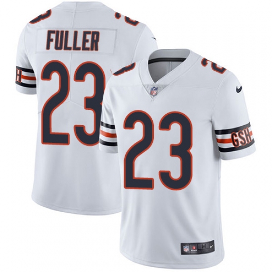 Men's Nike Chicago Bears 23 Kyle Fuller White Vapor Untouchable Limited Player NFL Jersey