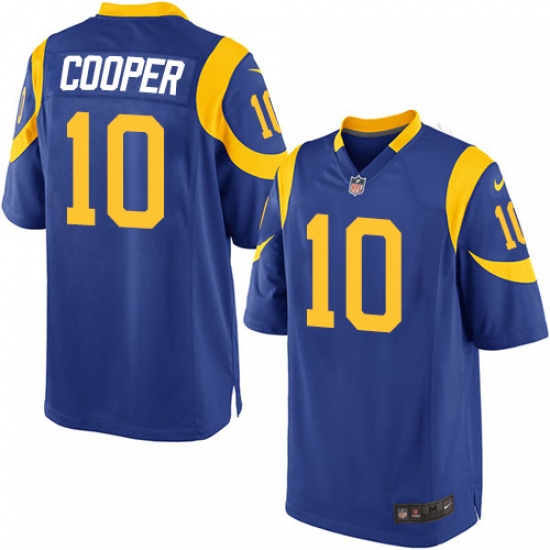 Men's Nike Los Angeles Rams 10 Pharoh Cooper Game Royal Blue Alternate NFL Jersey