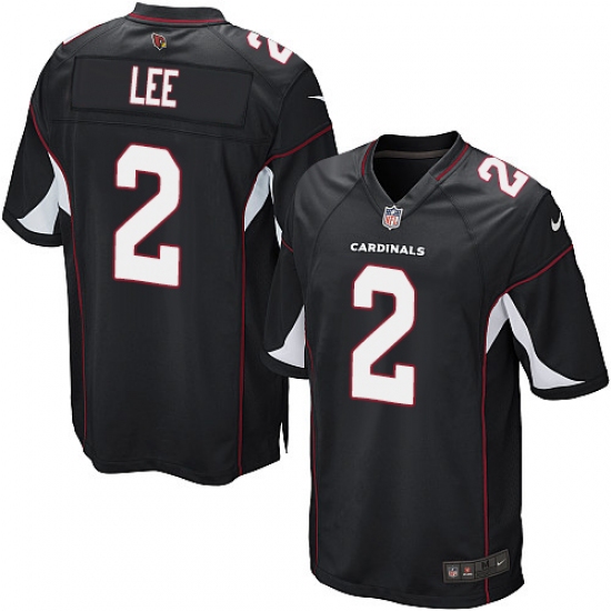 Men's Nike Arizona Cardinals 2 Andy Lee Game Black Alternate NFL Jersey