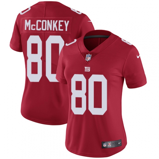 Women's Nike New York Giants 80 Phil McConkey Elite Red Alternate NFL Jersey