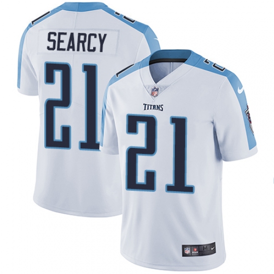 Youth Nike Tennessee Titans 21 Da'Norris Searcy White Vapor Untouchable Limited Player NFL Jersey