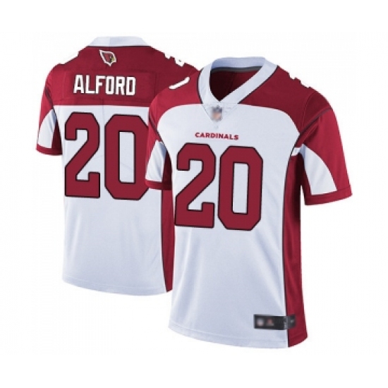 Youth Arizona Cardinals 20 Robert Alford White Vapor Untouchable Limited Player Football Jersey