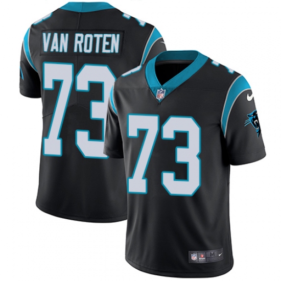 Men's Nike Carolina Panthers 73 Greg Van Roten Black Team Color Vapor Untouchable Limited Player NFL Jersey